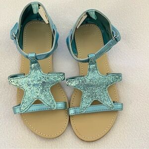 Gymboree Mermaid Cove Sparkle Starfish Sandals